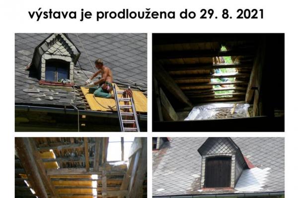 ONDŘEJ BAČÍK: FOTOGRAFIE OPRAV ZÁMKU V JANOVICÍCH, 8. - 29. 7. 2021
