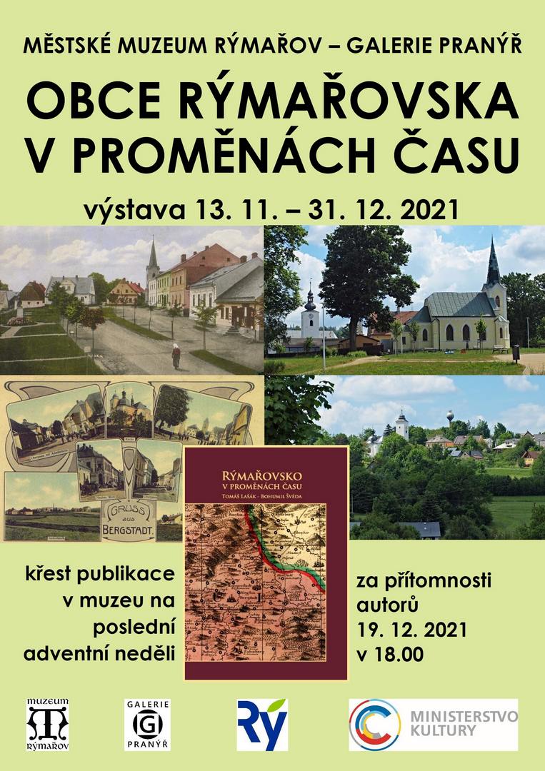 OBCE RÝMAŘOVSKA V PROMĚNÁCH ČASU, 13.11.-31.12.2021