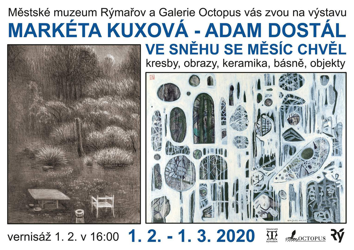 MARKÉTA KUXOVÁ – ADAM DOSTÁL: VE SNĚHU SE MĚSIC CHVĚL… 1. 2. – 1. 3. 2020