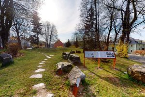 Geologická expozice na hrádku