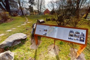 Geologická expozice na hrádku