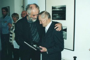 Vzácná setkání v Galerii Octopus - Jindřich Štreit s Jaroslavem Němcem (2001)