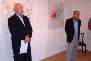 Vzácná setkání v Galerii Octopus - Miroslav Šnajdr st. a Jiří Valoch (2006)
