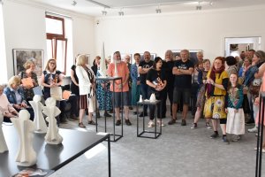 Vernisáž výstavy Miroslava Doláka a Romana Panáčka