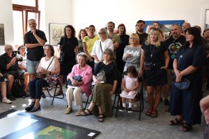 Vernisáž výstavy Aleny Kučerové a Antonína a Jindřicha Štreitových