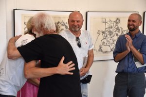 Vernisáž výstavy Aleny Kučerové a Antonína a Jindřicha Štreitových