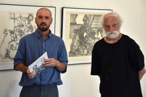 Vernisáž výstavy Aleny Kučerové a Antonína a Jindřicha Štreitových