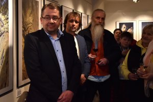 Vernisáž výstavy Radovana Kukutsche
