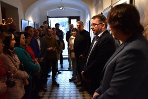Vernisáž výstavy Radovana Kukutsche