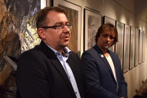 Vernisáž výstavy Radovana Kukutsche