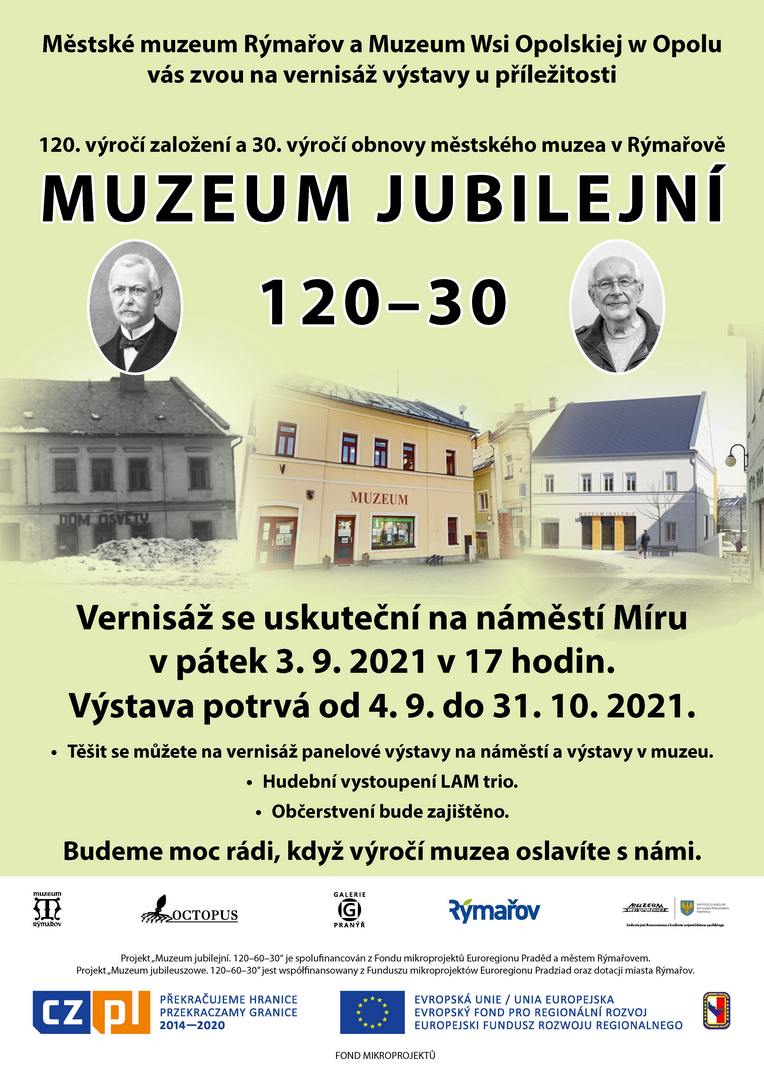 MUZEUM JUBILEJNÍ. 120-30, 3. 9. - 30. 10. 2021