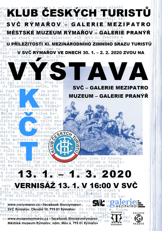 RÝMAŘOVSKÝ KLUB ČESKÝCH TURISTŮ 13. 1. – 1. 3. 2020