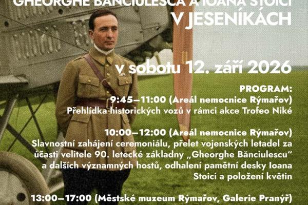 100 LET OD NEHODY RUMUNSKÝCH LETCŮ V JESENÍKÁCH, 12.9.2026