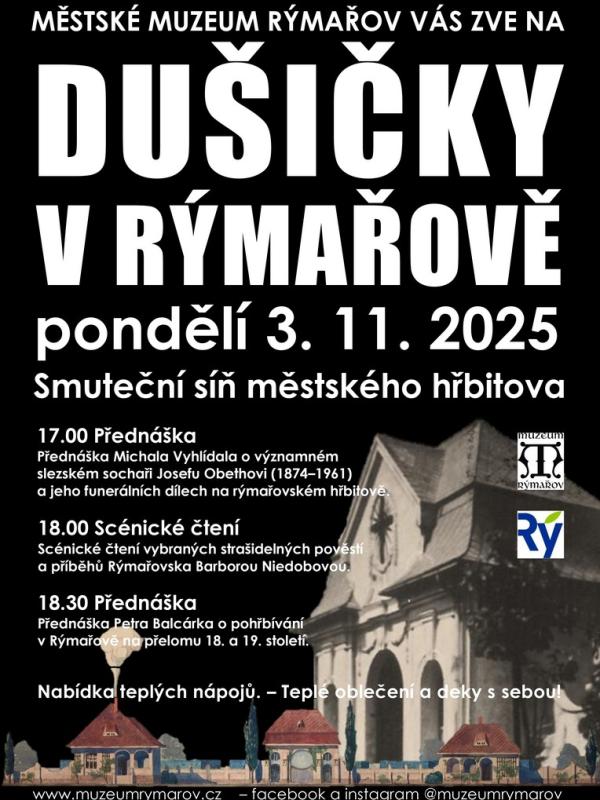 DUŠIČKY V RÝMAŘOVĚ, 3.11.2025