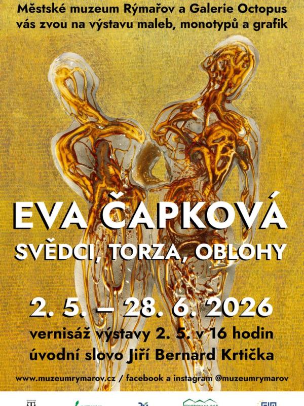 EVA ČAPKOVÁ: SVĚDCI, TORZA, OBLOHY, 2.5.-28.6.2026