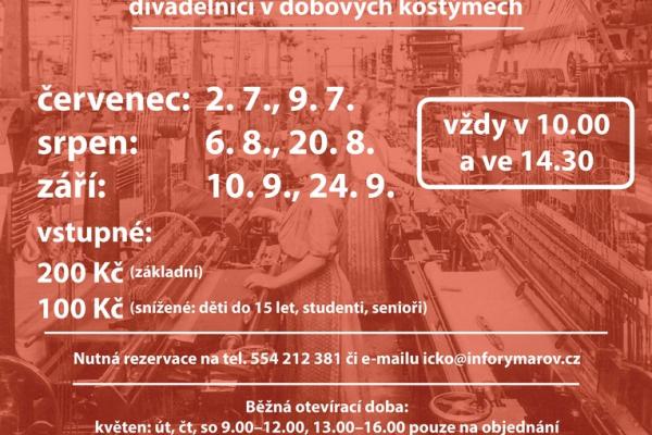 MIMOŘÁDNÉ KOMENTOVANÉ PROHLÍDKY V EXTERNÍ EXPOZICI TEXTILNICTVÍ