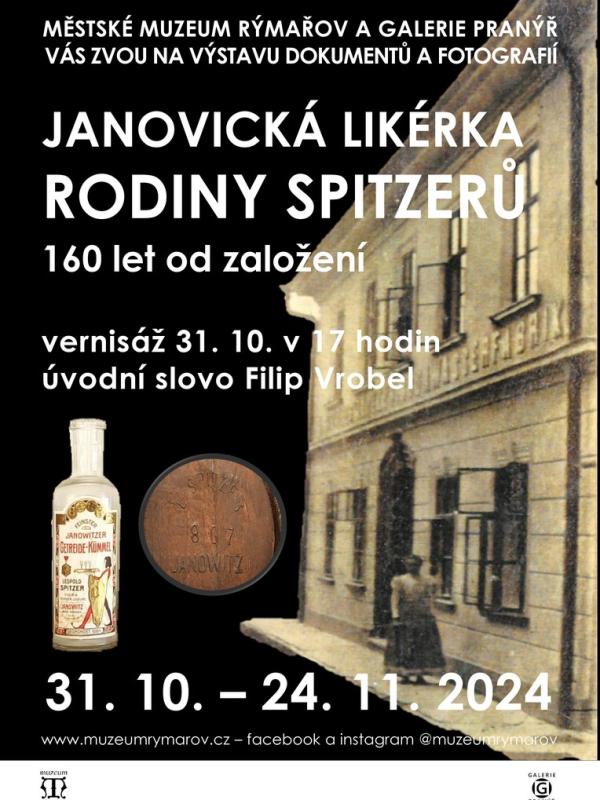 JANOVICKÁ LIKÉRKA RODINY SPITZERŮ, 31.10.-24.11.2024