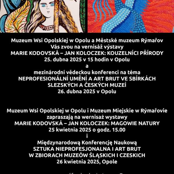 MEZINÁRODNÍ KONFERENCE NA TÉMA ART BRUT V OPOLI, 25.-26.4.2025