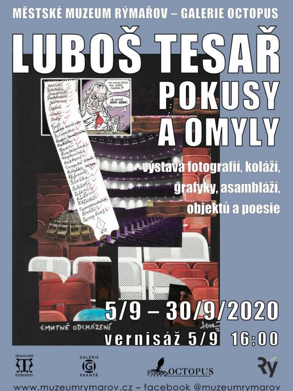 LUBOŠ TESAŘ: POKUSY A OMYLY, 5. - 30. 9. 2020