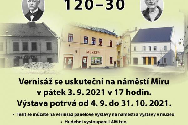 MUZEUM JUBILEJNÍ. 120-30, 3. 9. - 30. 10. 2021