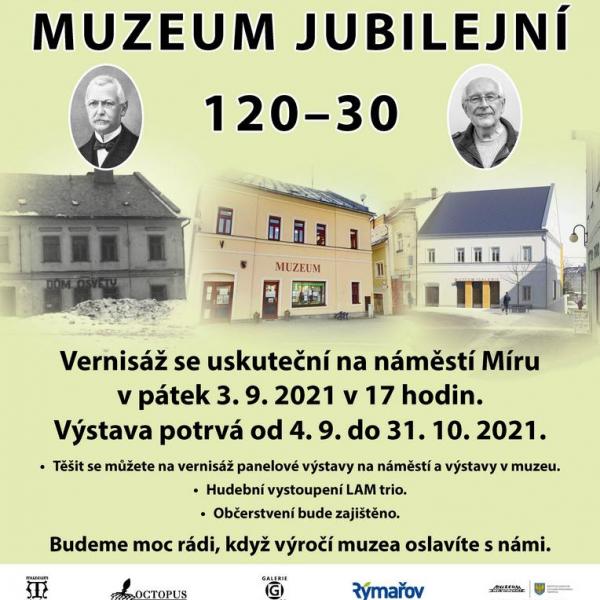 MUZEUM JUBILEJNÍ. 120-30, 3. 9. - 30. 10. 2021