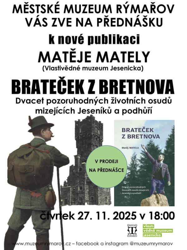 PŘEDNÁŠKA MATĚJE MATELY, 27.11.2025