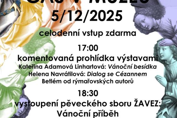 PŘEDVÁNOČNÍ ČAS V MĚSTSKÉM MUZEU RÝMAŘOV, 5.12.2025