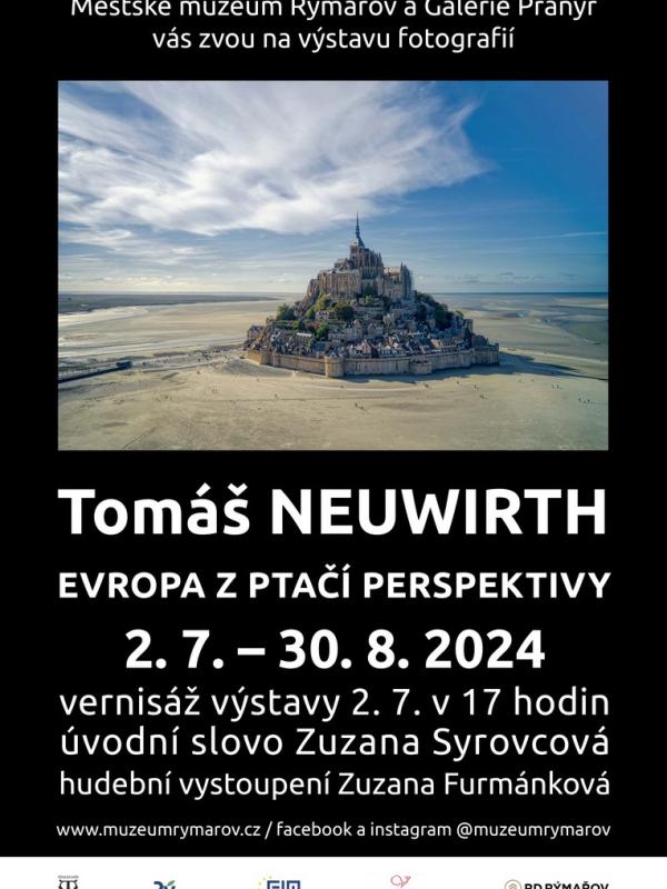 TOMÁŠ NEUWIRTH: EVROPA Z PTAČÍ PERSPEKTIVY, 2.7.-30.8.2024