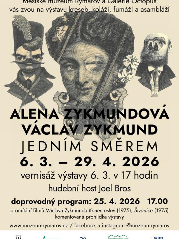 ALENA ZYKMUNDOVÁ – VÁCLAV ZYKMUND: JEDNÍM SMĚREM, 6.3.–29.4.2026