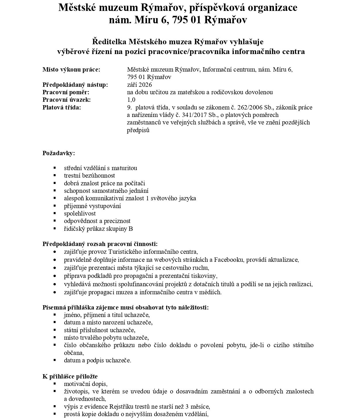 výběrové řízení pracovnice IC page 00001